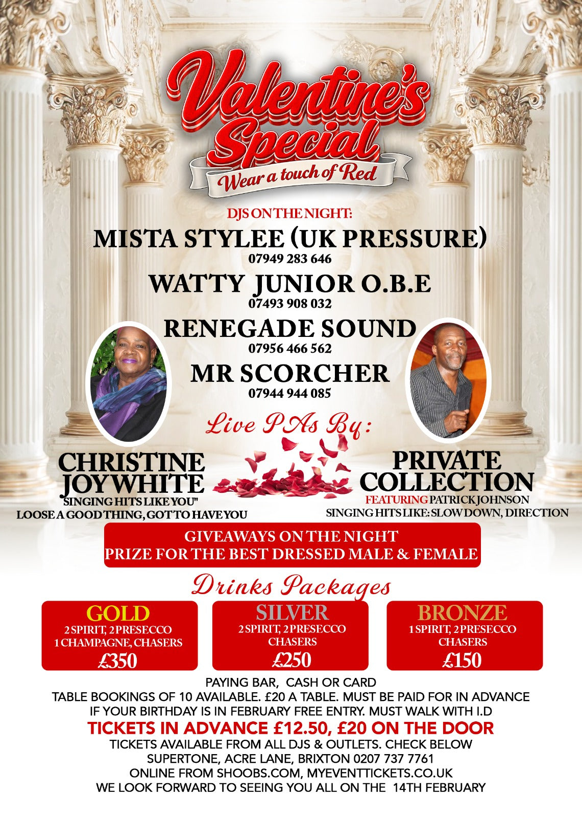 VALENTINE SPECIAL WEAR A TOUCH OF RED