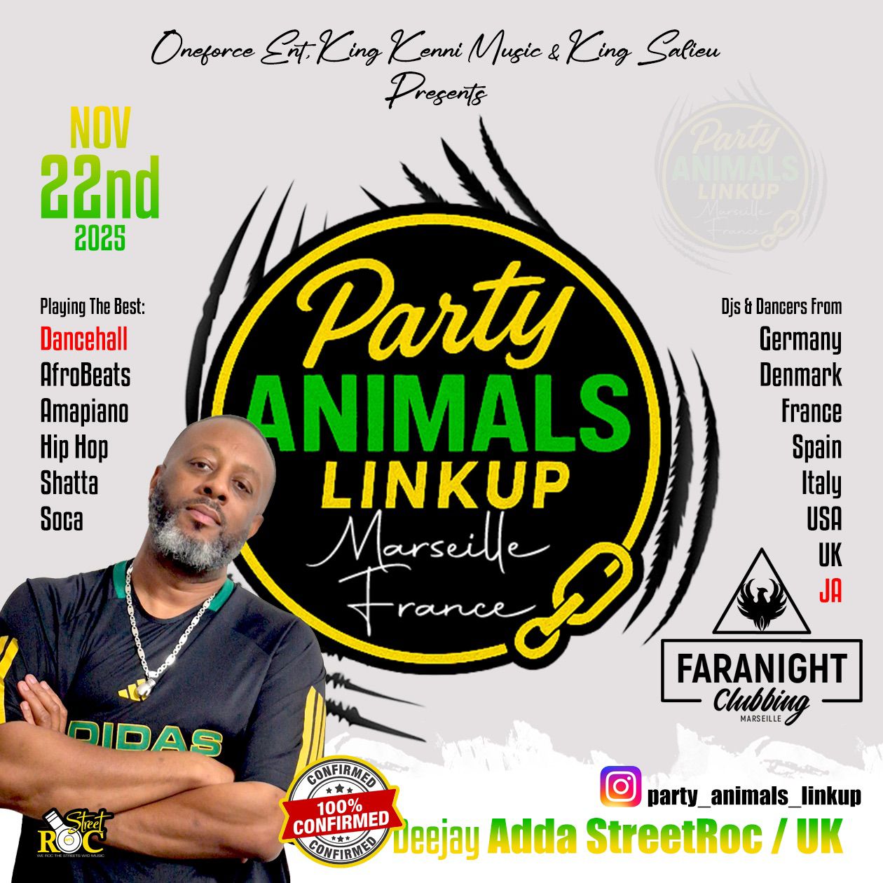 Party Animals Link Up – Marseille France