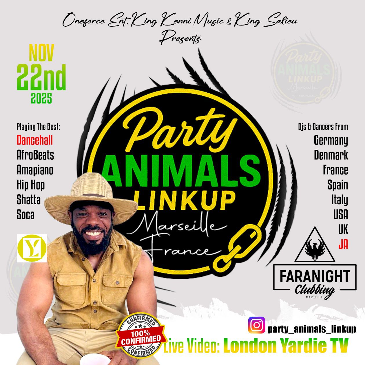 Party Animals Link Up – Marseille France