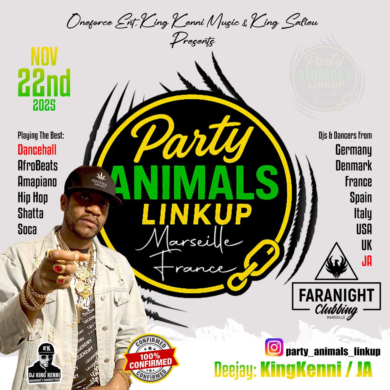 Party Animals Link Up – Marseille France