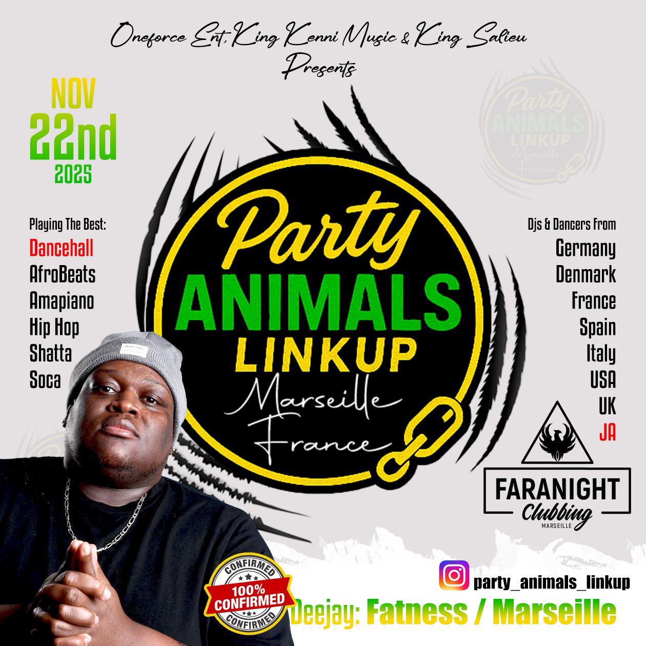 Party Animals Link Up – Marseille France