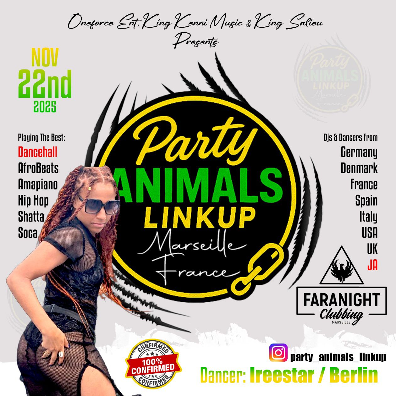 Party Animals Link Up – Marseille France