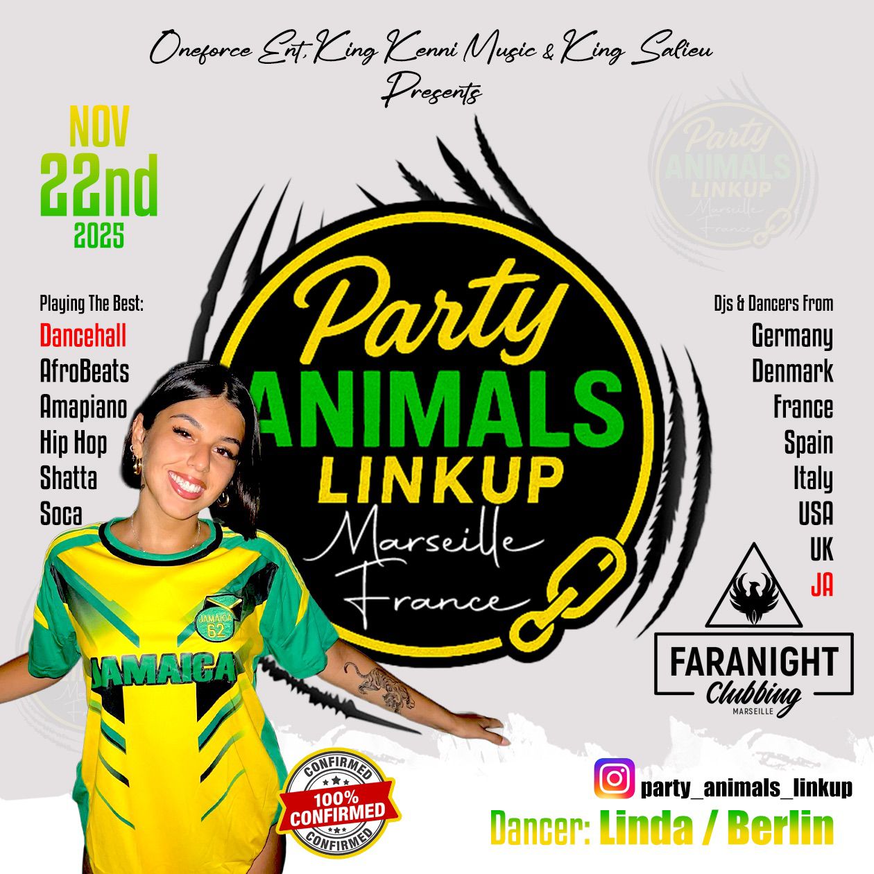 Party Animals Link Up – Marseille France