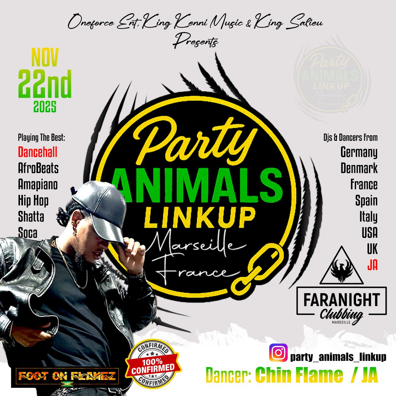 Party Animals Link Up – Marseille France