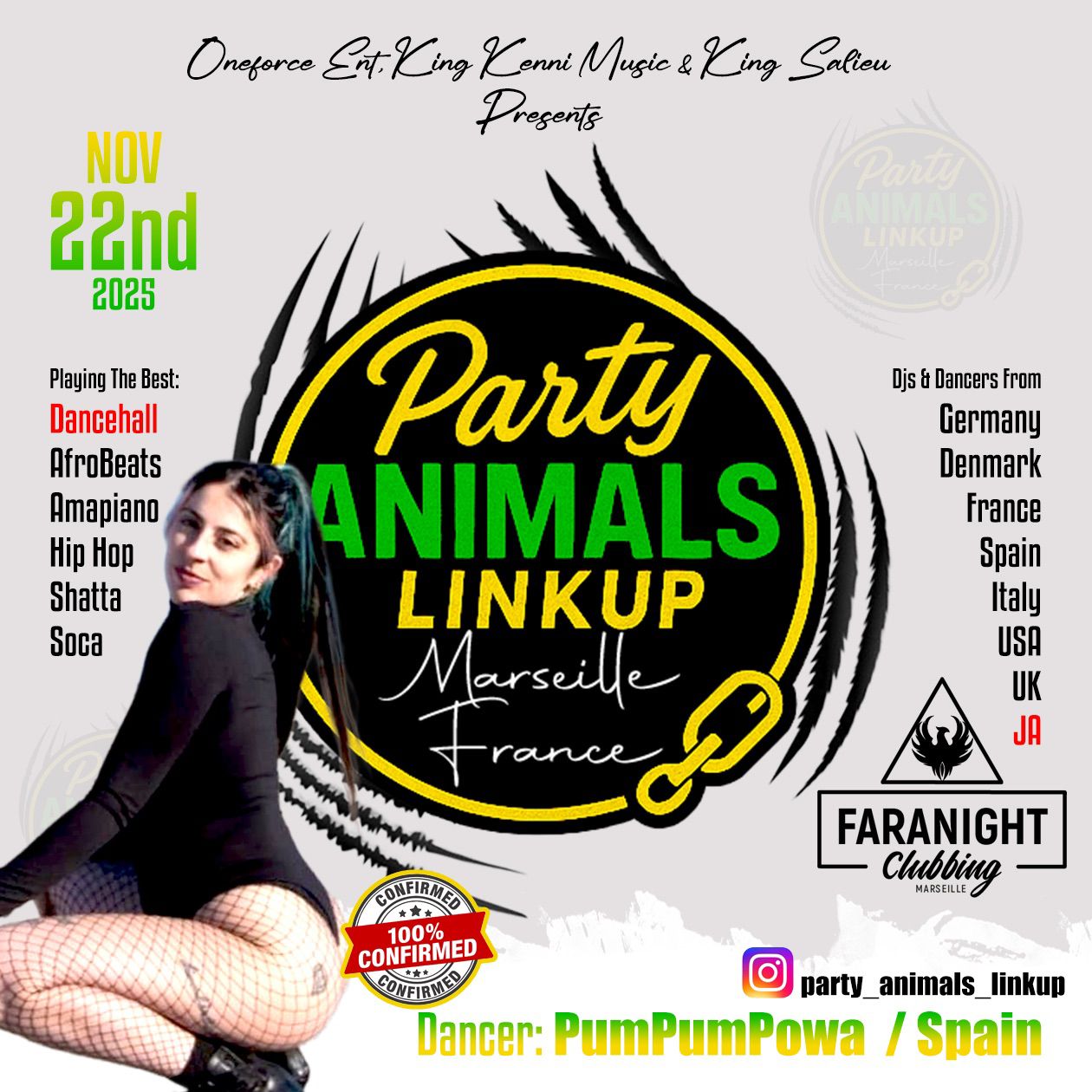 Party Animals Link Up – Marseille France
