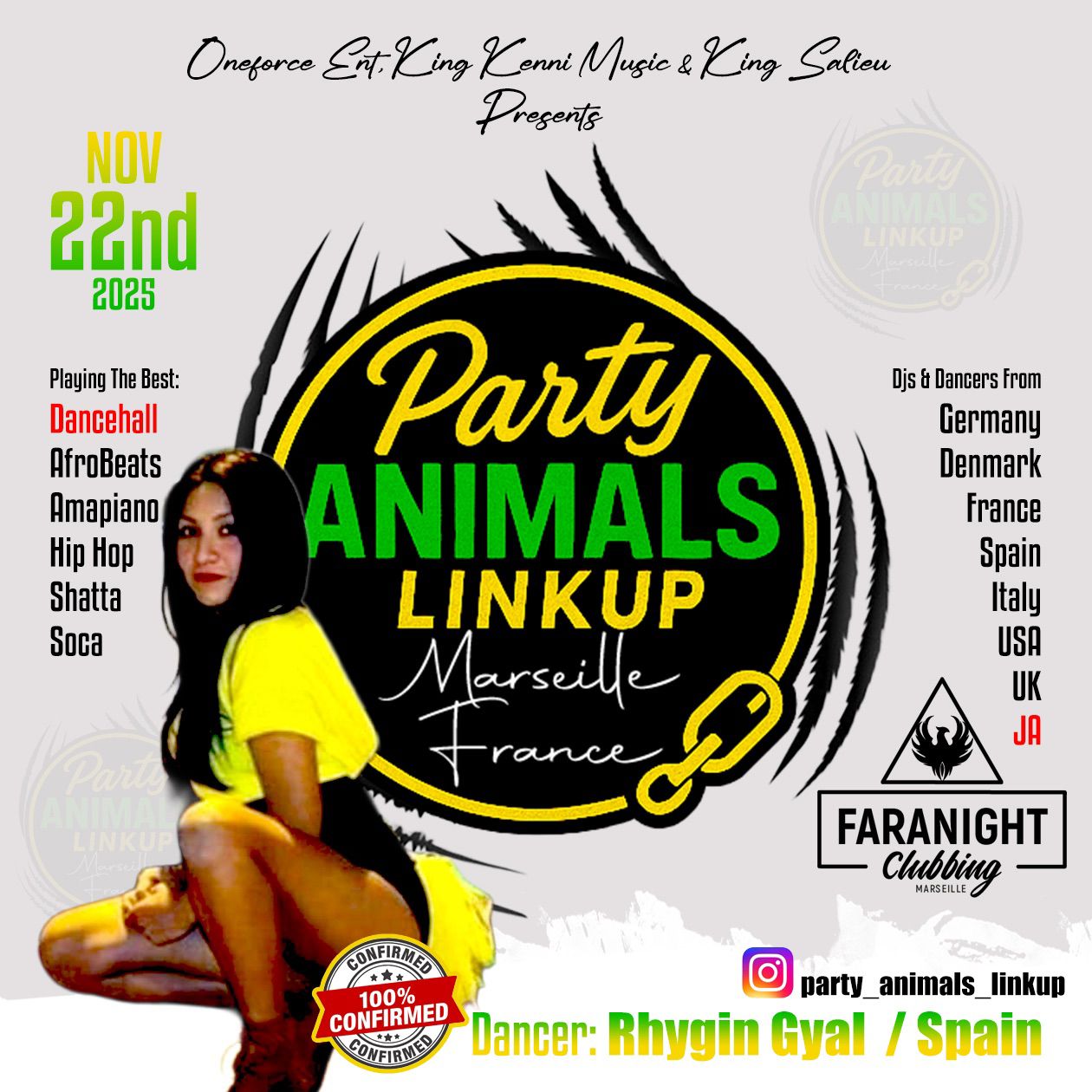 Party Animals Link Up – Marseille France