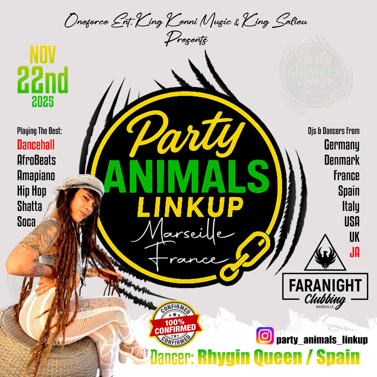 Party Animals Link Up – Marseille France