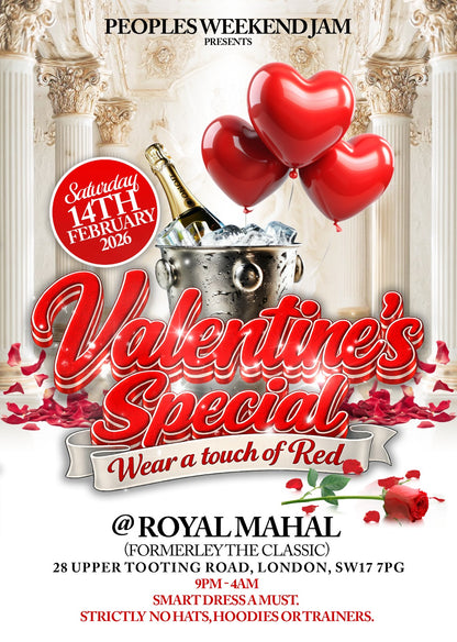 VALENTINE SPECIAL WEAR A TOUCH OF RED
