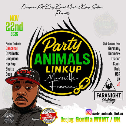 Party Animals Link Up – Marseille France