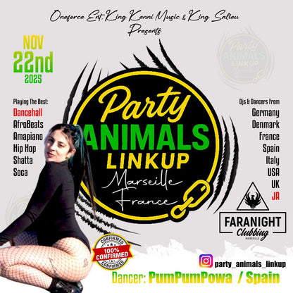 Party Animals Link Up – Marseille France