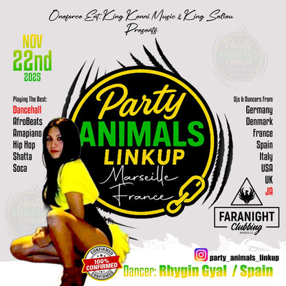 Party Animals Link Up – Marseille France