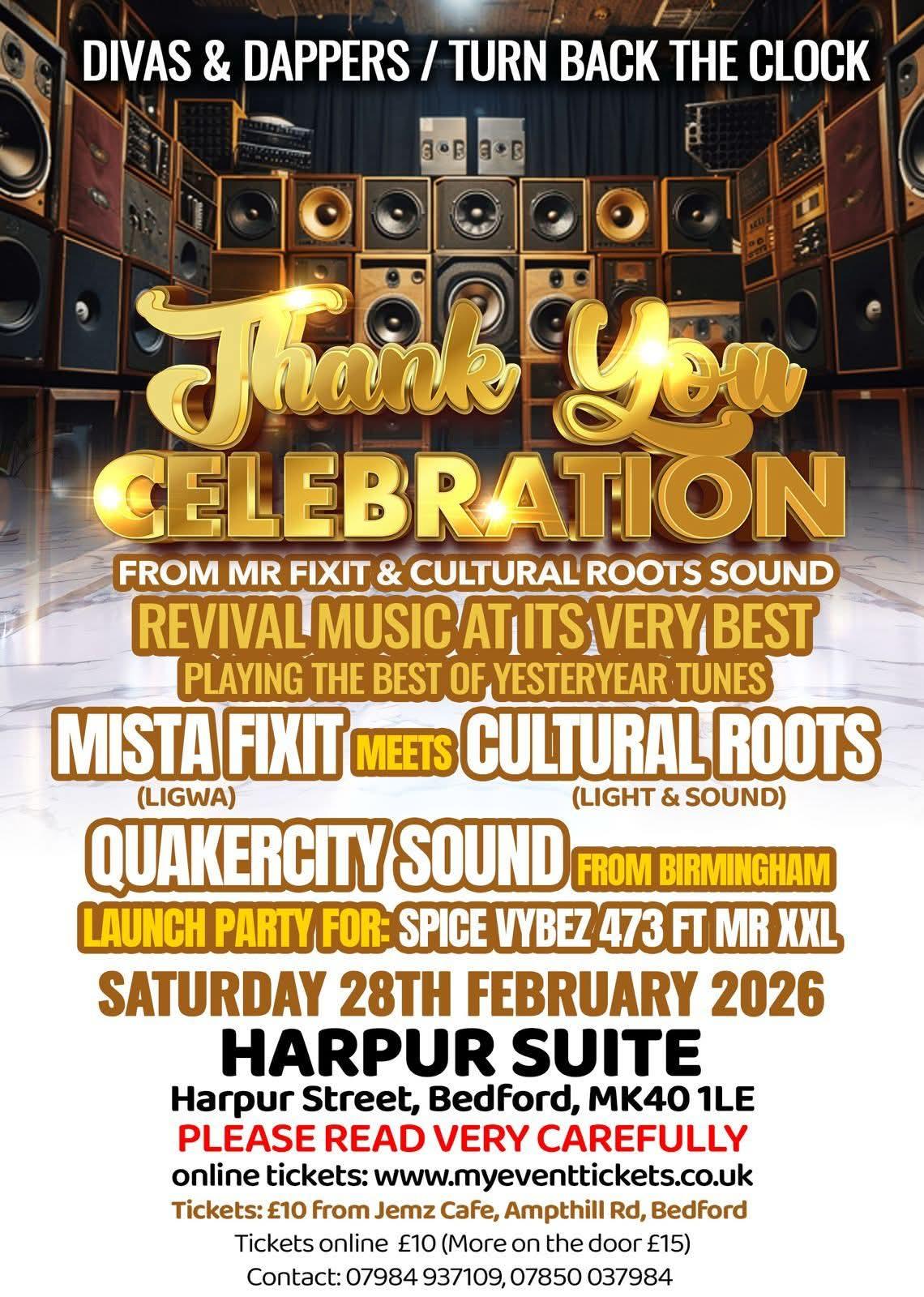 THANK YOU CELEBRATION